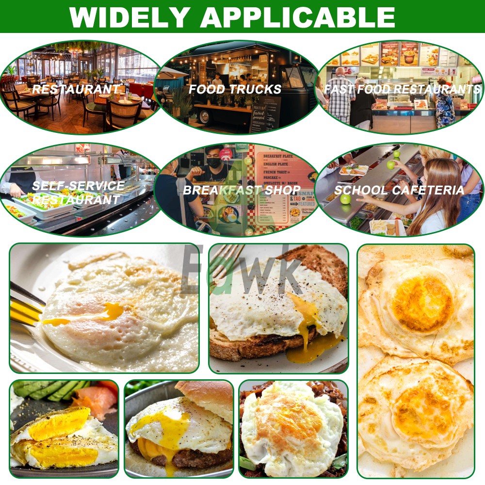 Automatic Fried Egg Maker Commercial Soft Boiled Egg Non-Stick Frying Machine