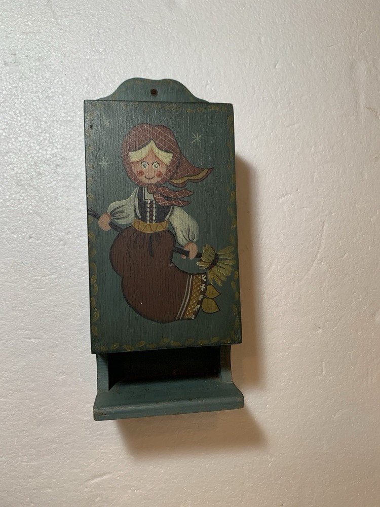 Match Box Holder Wood