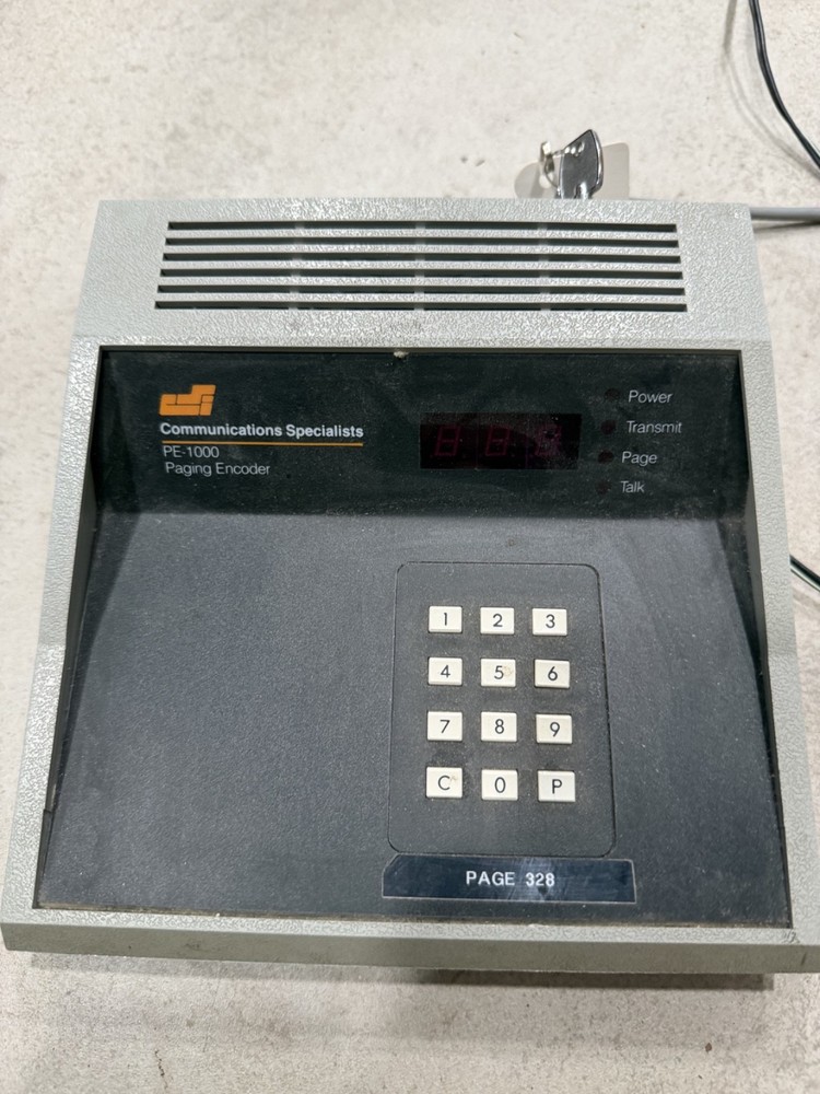 Communications Specialists PE-1000 Paging Encoder