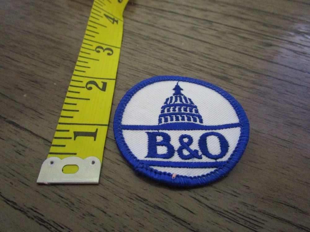 B & O Baltimore and Ohio Railroad Patch #624S