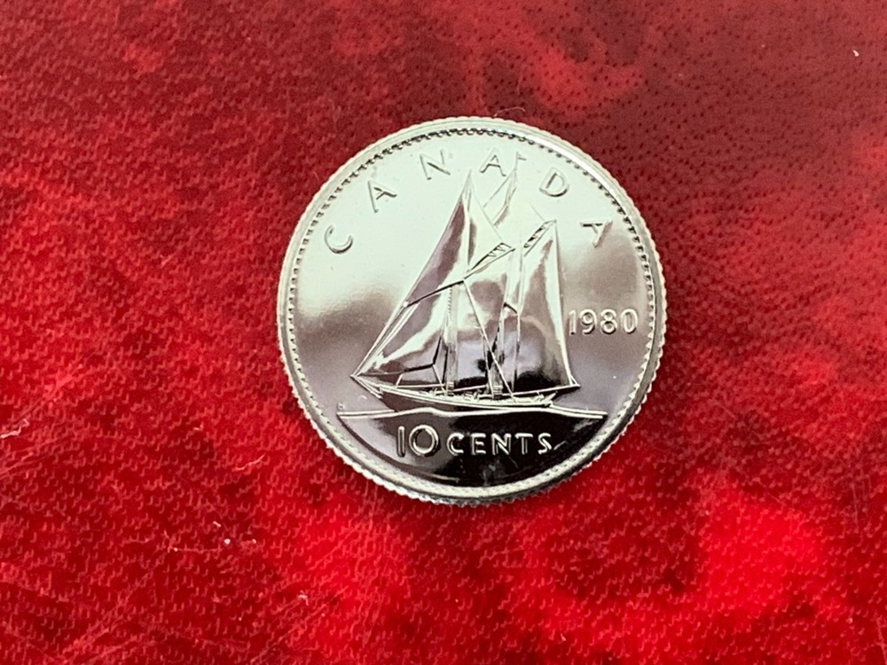 Canada 10 Cent 1980 Specimen Coin-Uncirculated