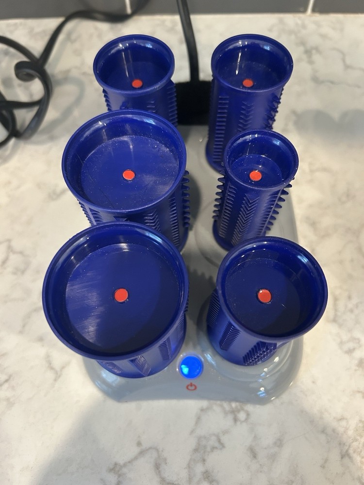 Ion Moisture Solutions Hot Rollers Curlers Dual Voltage Travel Set 12 Rollers