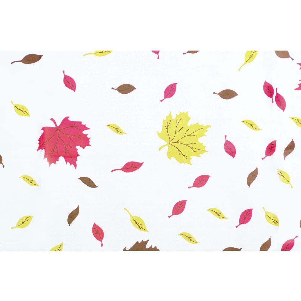 Fall Leaves Plastic Tablecloth 54" x 108"