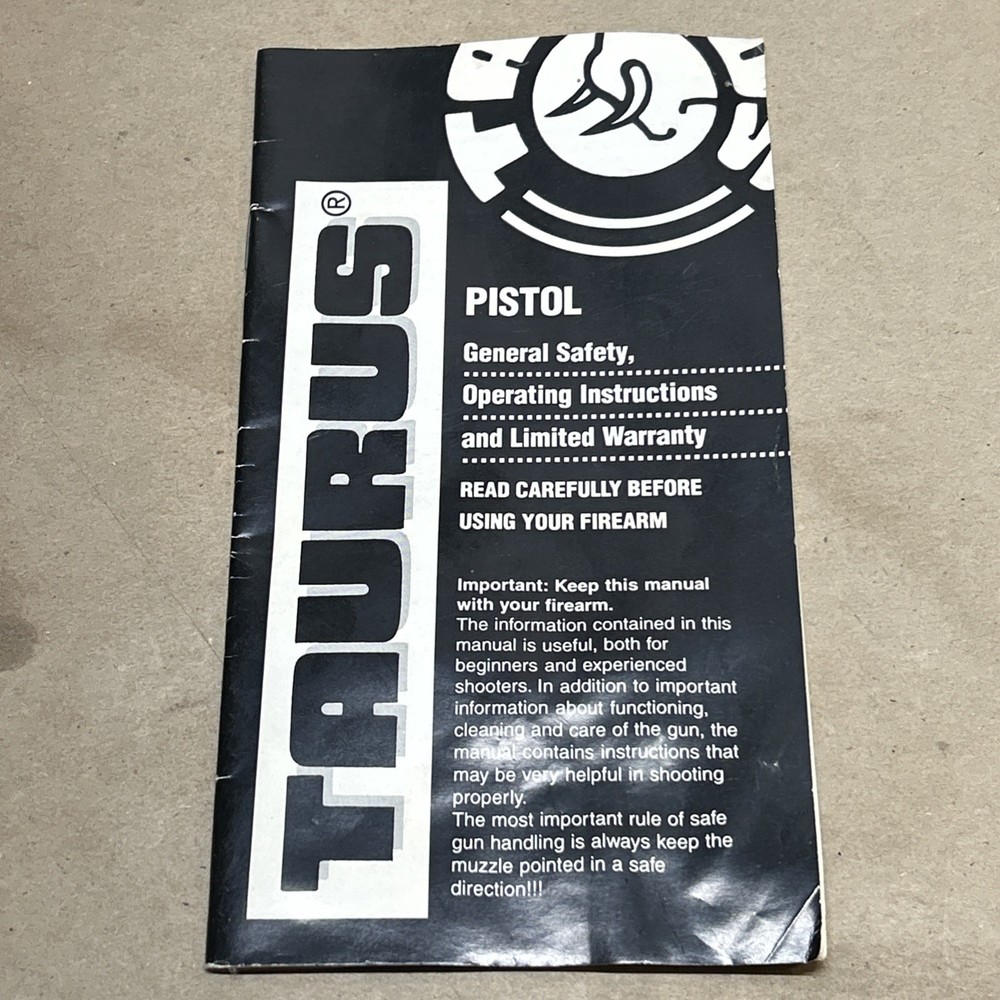 Manual for taurus pistol