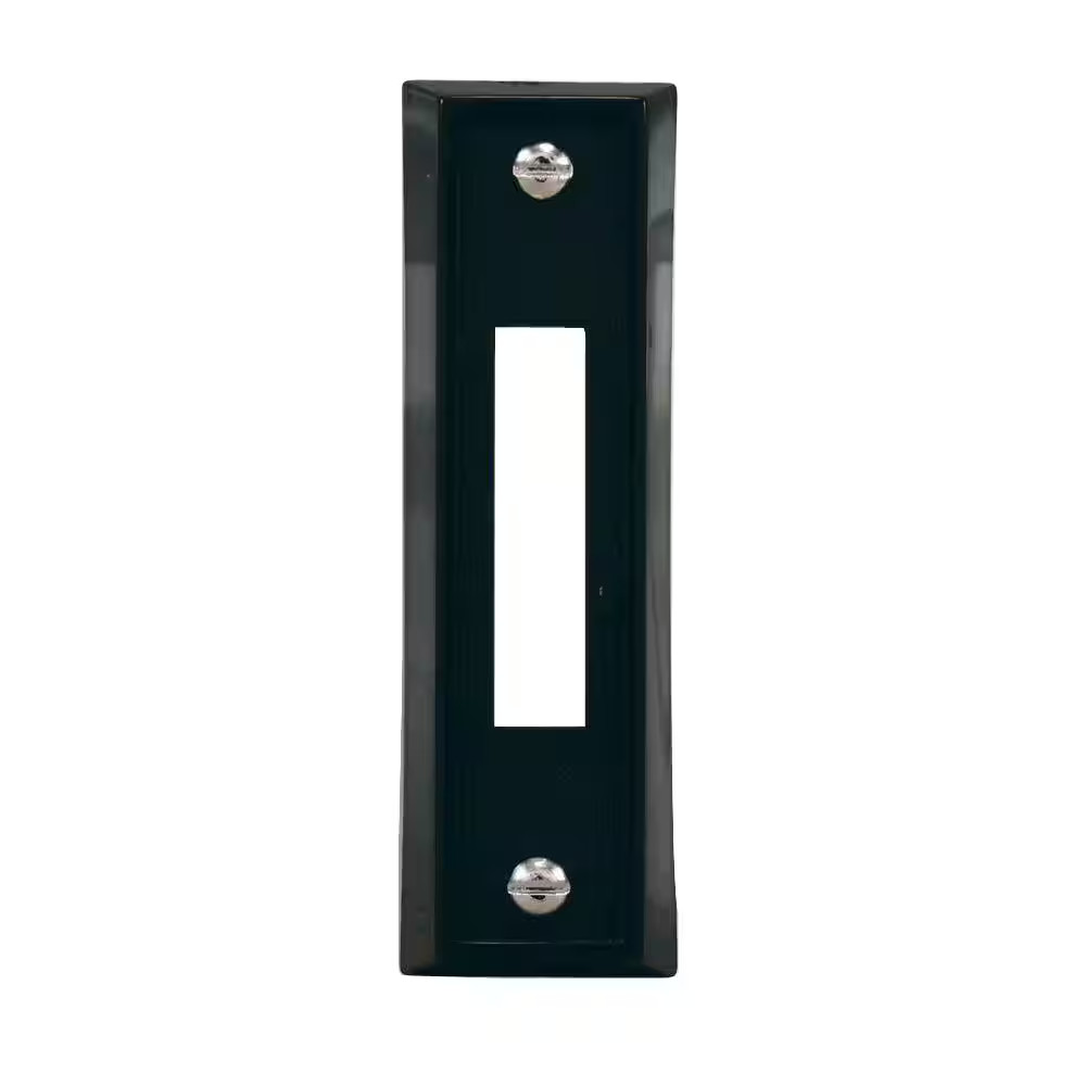 Wired Doorbell Push Button, Black