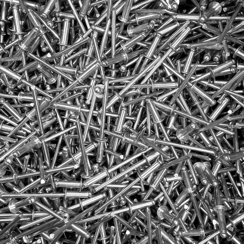 Durable 100 Pack 3/16" Diameter Blind Rivets - Perfect for Harsh Environments