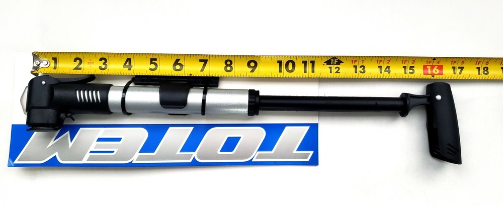 Totem Aluminum Portable Pump Schrader Presta