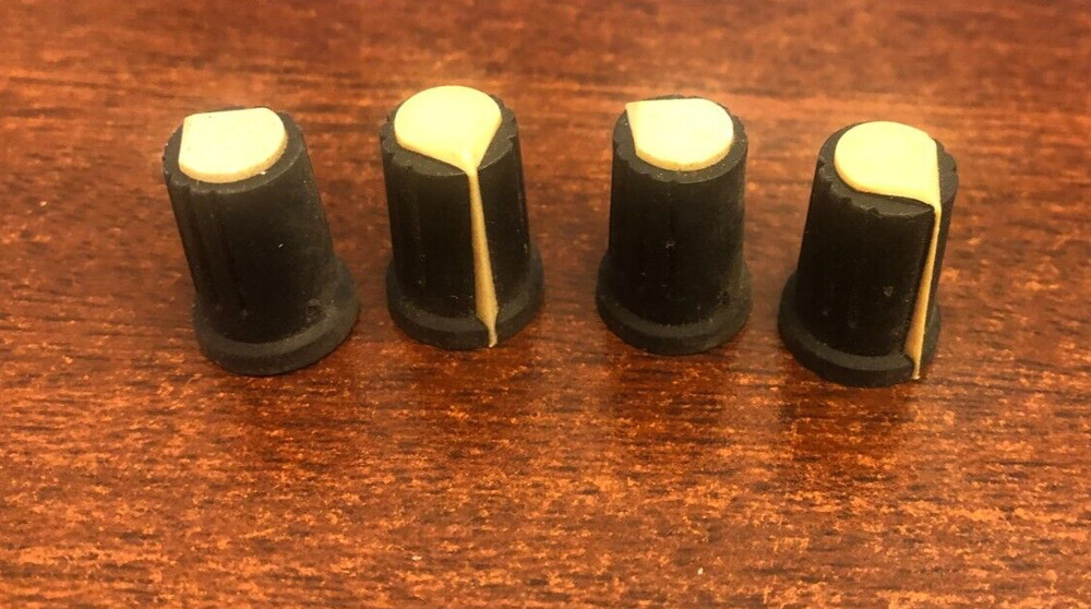 Peavey Mixer / Amplifier Knobs Orange/Pink x 4