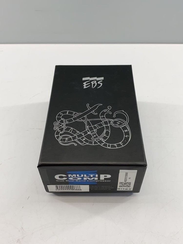 EBS MultiComp Blue Label Bass Compressor Pedal Analog True Bypass Studio Quality