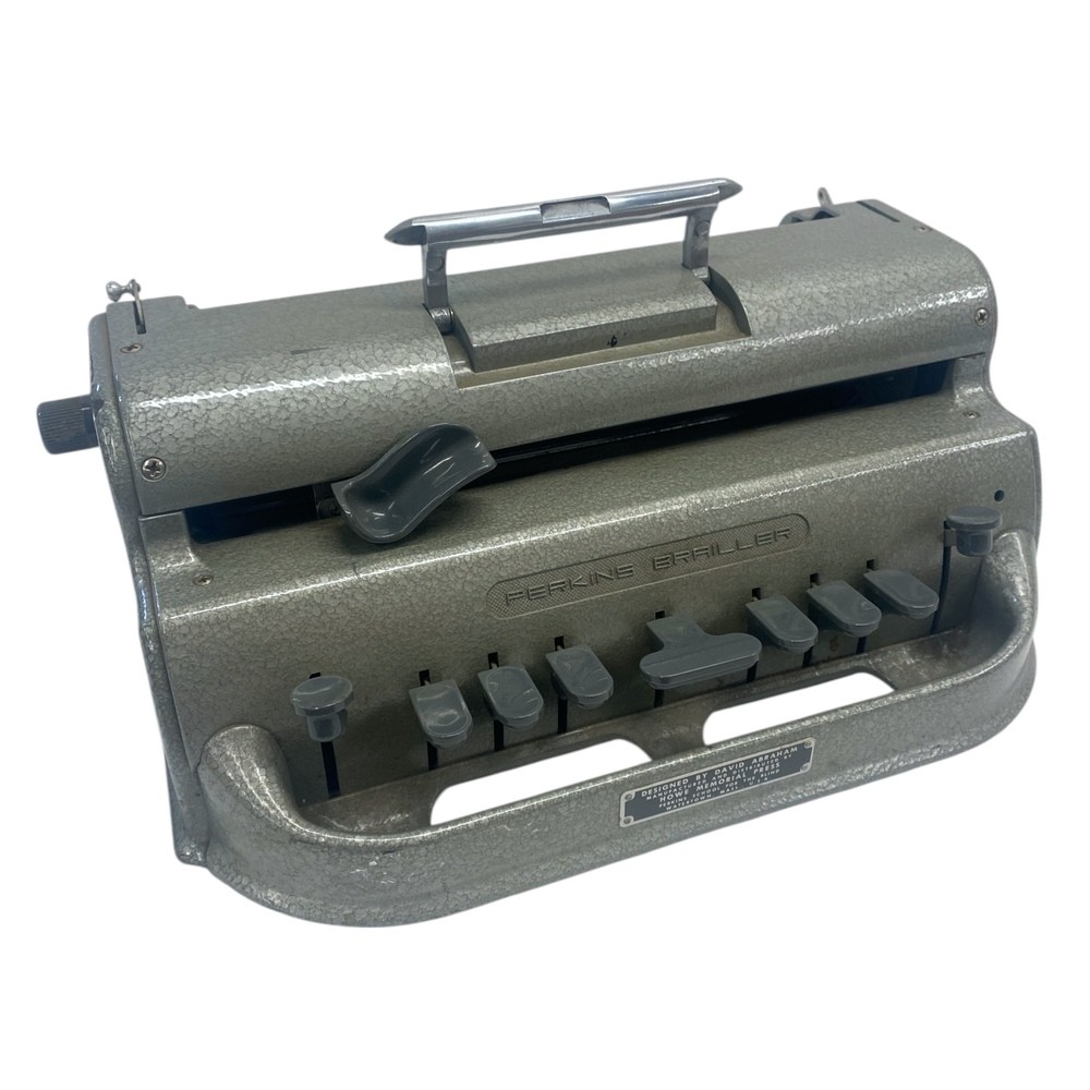 Classic Perkins Brailler for The Blind By David Abraham