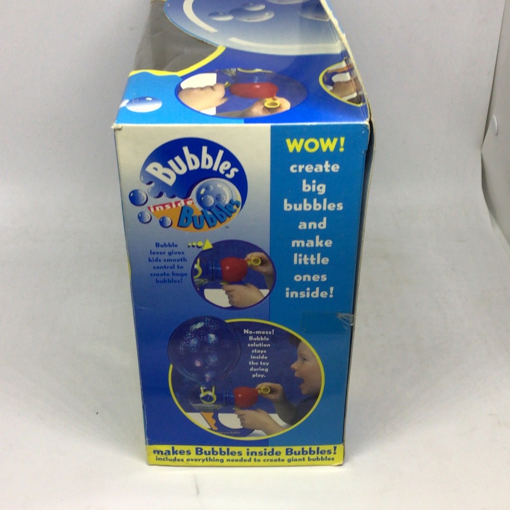 NOS 1998 Hart Toys Motorized Bubble Machine Makes Bubbles Inside Bubbles