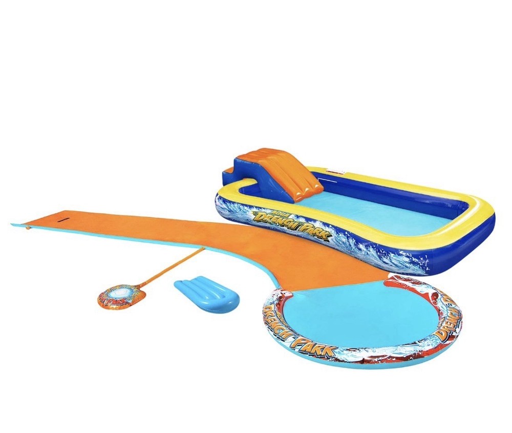 BANZAI AQUA DRENCH 3-IN-1 SPLASH PARK *DISTRESSED PKG