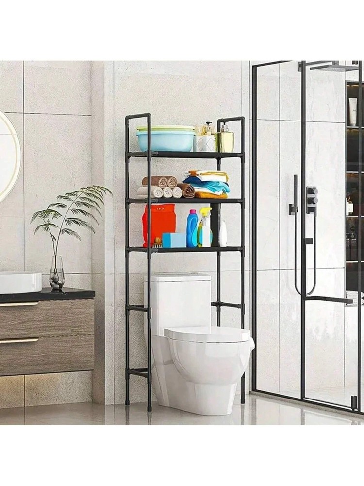 Multi-Layer Toilet Rack: Bathroom Storage Organizer