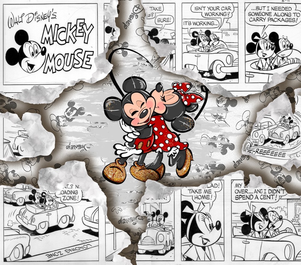 Mouse Hugging, Mouse Pad, Sublimated, Can Personalize/Made to Order (mp128)