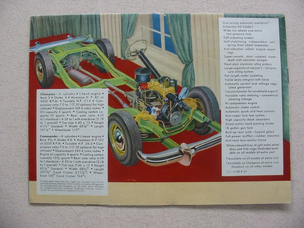 1950 Studebaker Brochure -Near Mint