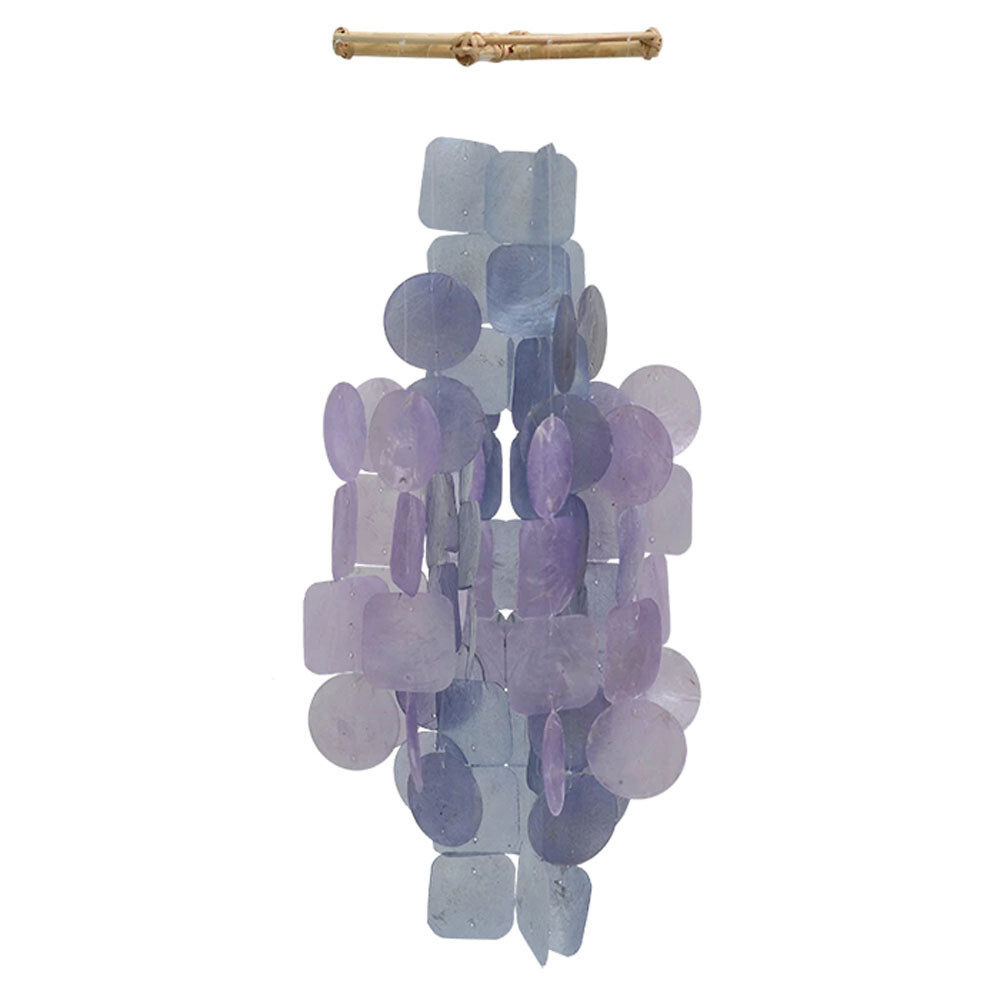Capiz Shell Chime - Medium Orchid