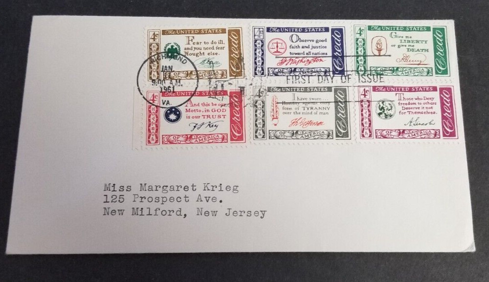 United States FDC 1961