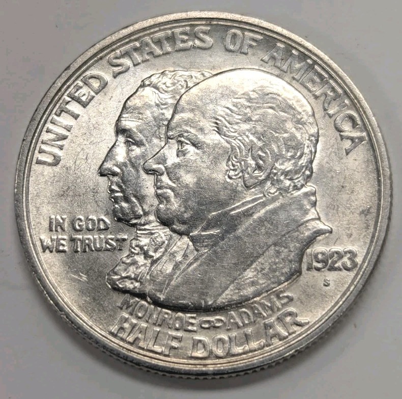 1923-S Monroe Commemorative Half Dollar - T253