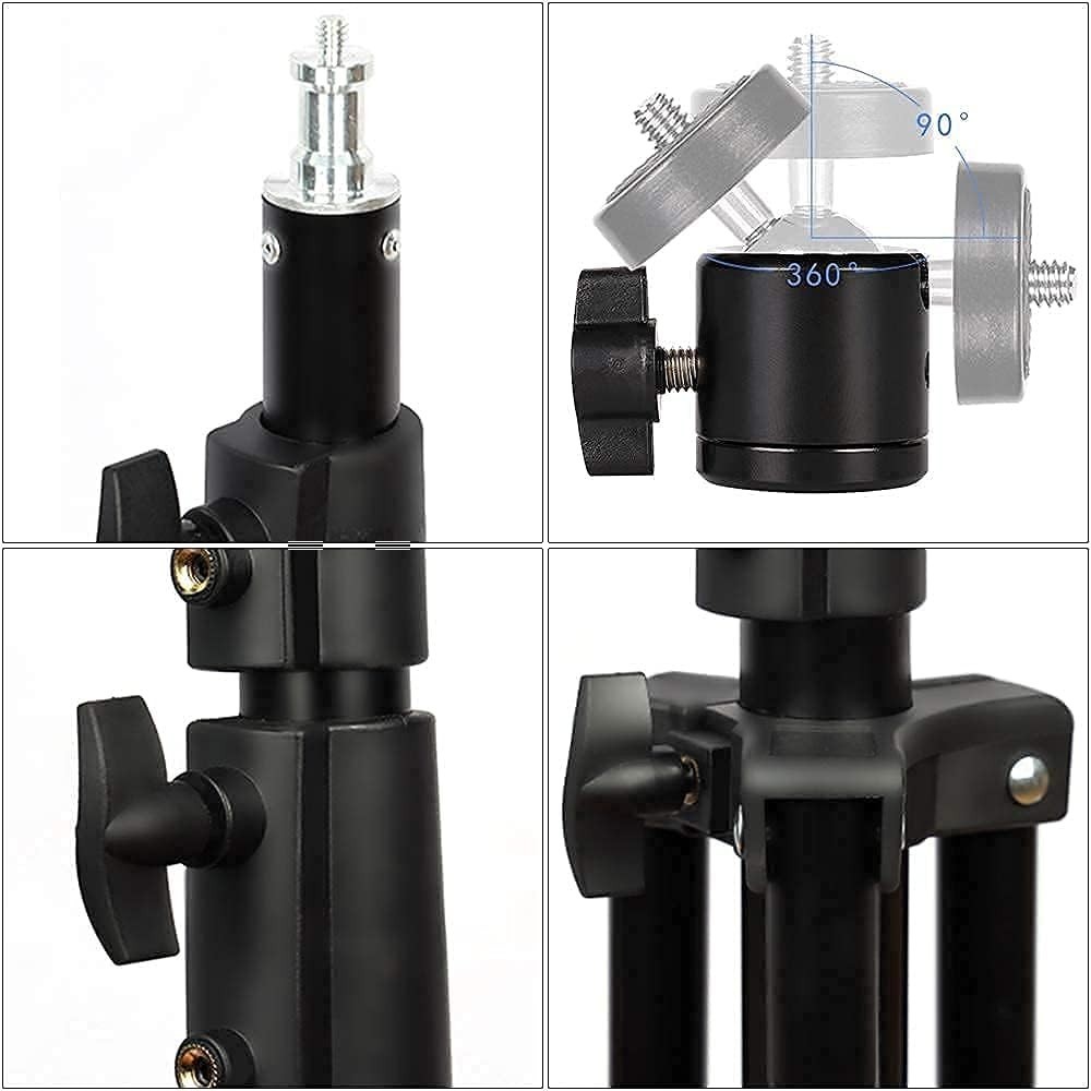 Professional Adjustable Light Stand 2.8m - Perfect for Studio & On-Site Use