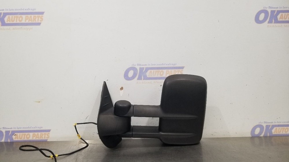 13 CHEVY SILVERADO 3500 POWER EXTERIOR SIDE VIEW MIRROR LEFT DRIVER BLACK