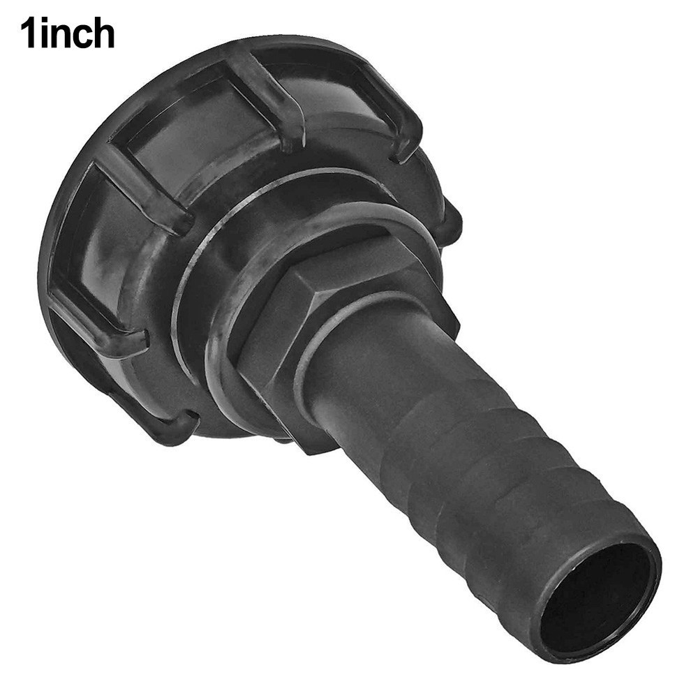Convenient IBC Container Cap 1 Inch Barb Fitting for Garden Hose Connection