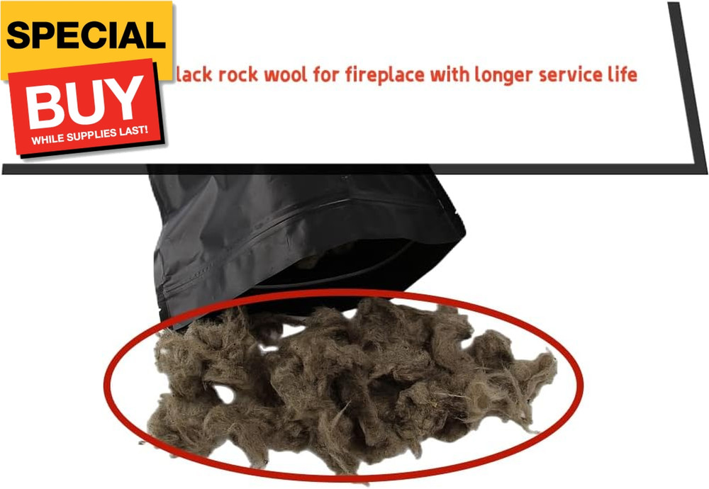 Rock Wool 4oz for Gas Logs