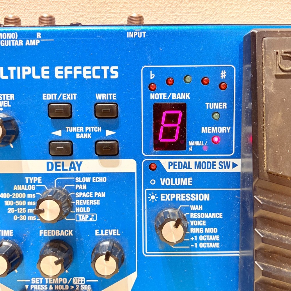 BOSS ME-50 Guitar Multi-Effects Pedal Processor Distortion Modulation Delay Test