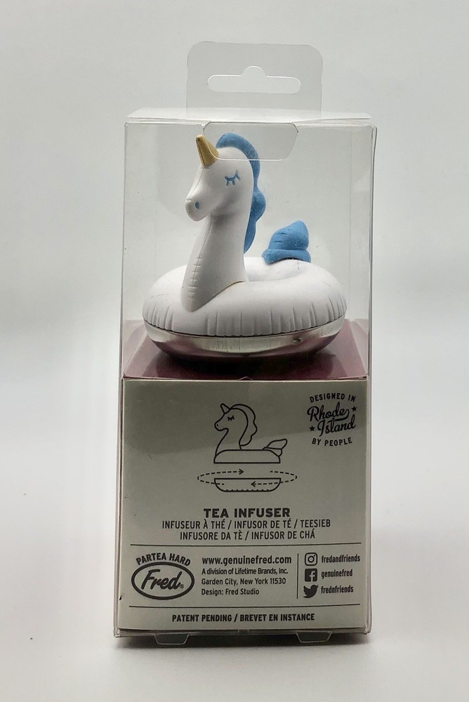 Fred FLOAT-TEA Unicorn Tea Infuser -NEW SEALED- Pool Float Style S.S. Mesh
