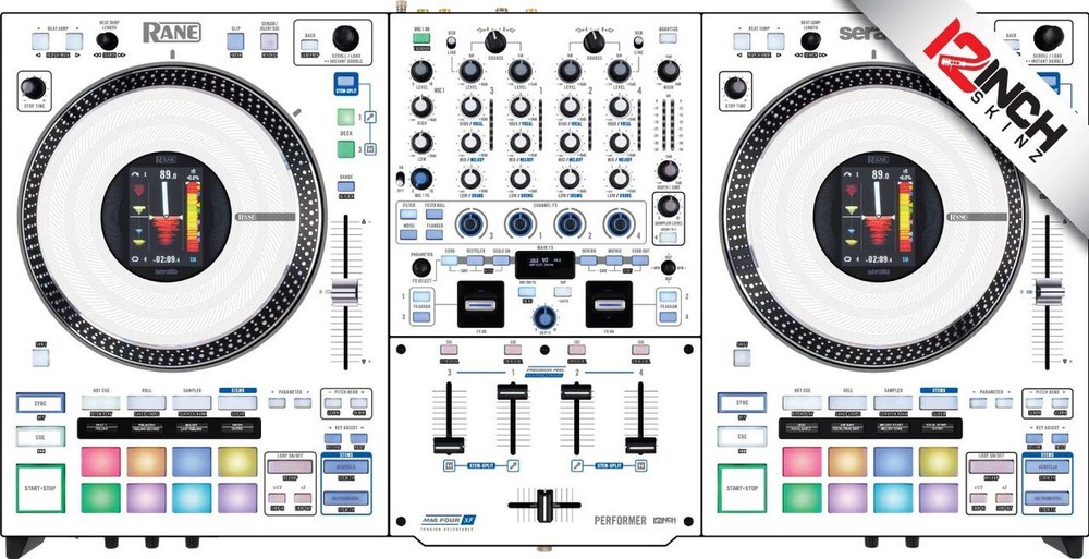 Rane Performer Skin - White Grey