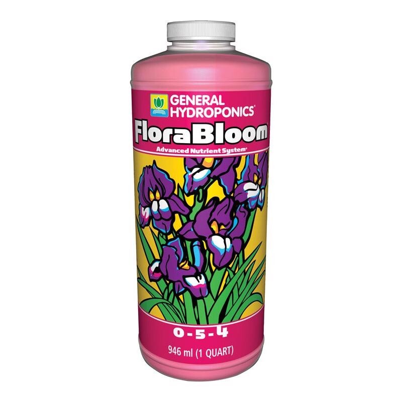 General Hydrophonics FloraBloom Advanced Liquid Nutrient System 0-5-4 1 qt
