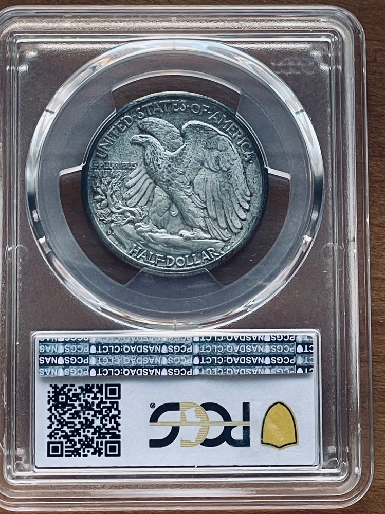 1943-D 50¢ PCGS MS65 Walking Liberty Half Dollar