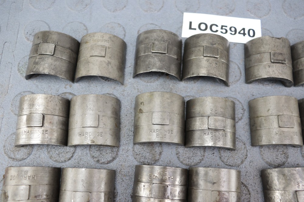 HARDINGE ( 7/8'' ROUND ) B16 COLLET PADS READ DESCRIPTION ! LOC5940