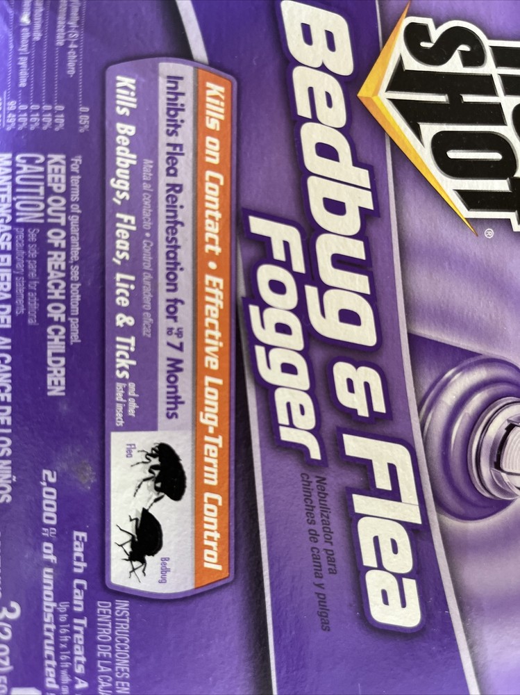 Hot Shot 95911 Bedbug and Flea Fogger, 3-Count