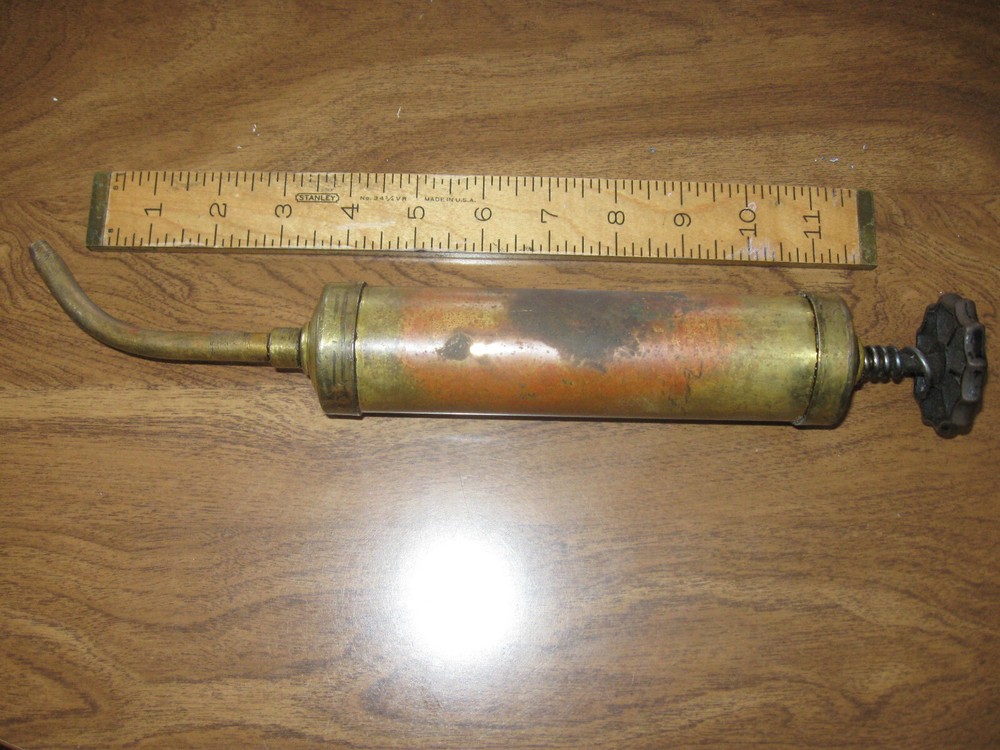 Vintage Brass Grease Gun