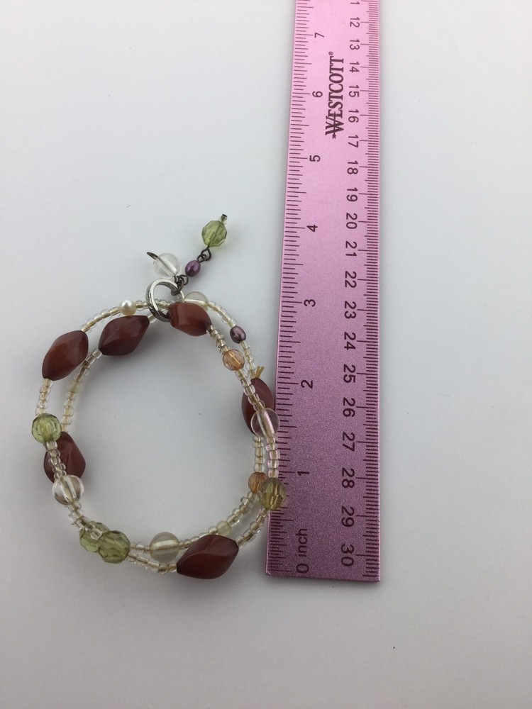 Multi Color Beaded Stretchy Bracelet