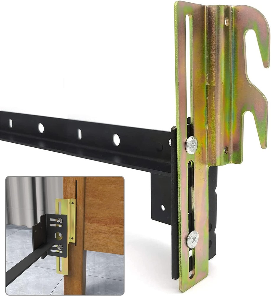 2Pcs 711 Bolt on to Hook Bed Frame Conversion Brackets with Metallic