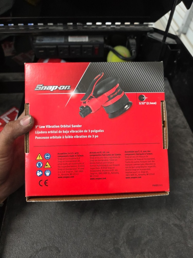 Snap On 3" Low Vibration Orbital Sander PSOF4325