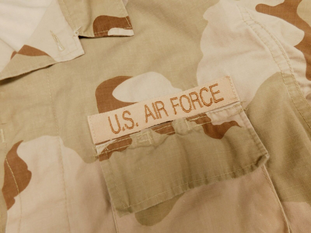 US Air Force DCU Combat Coat Medium Desert Storm CENTAF Ripstop N/C Camo Uniform