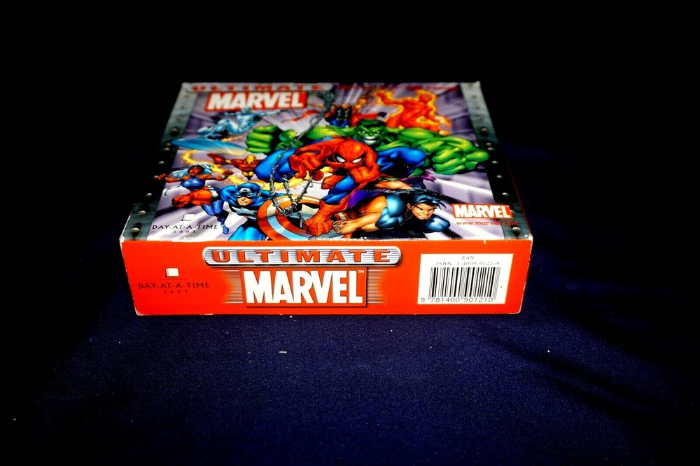 ULTIMATE MARVEL COMICS DAY AT A TIME 2003 CALENDAR WITH TRIVIA