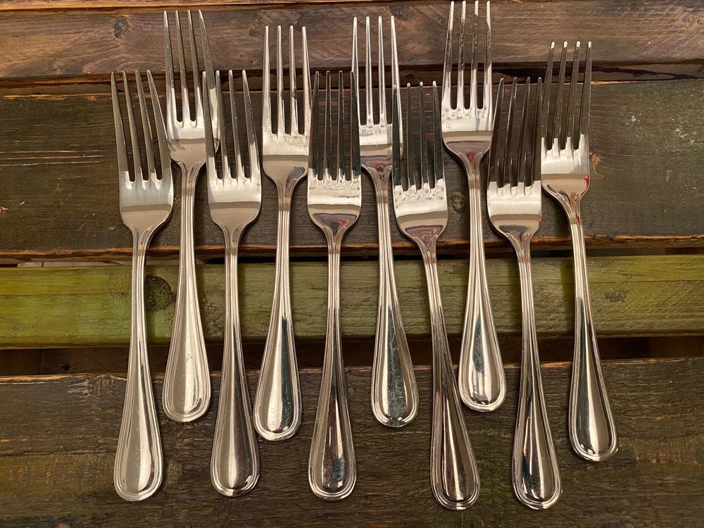 Walco Stainless Round Tip, Lisbon Pattern- (ONE)Dinner Fork"@ LOW PRICE" L@@K"