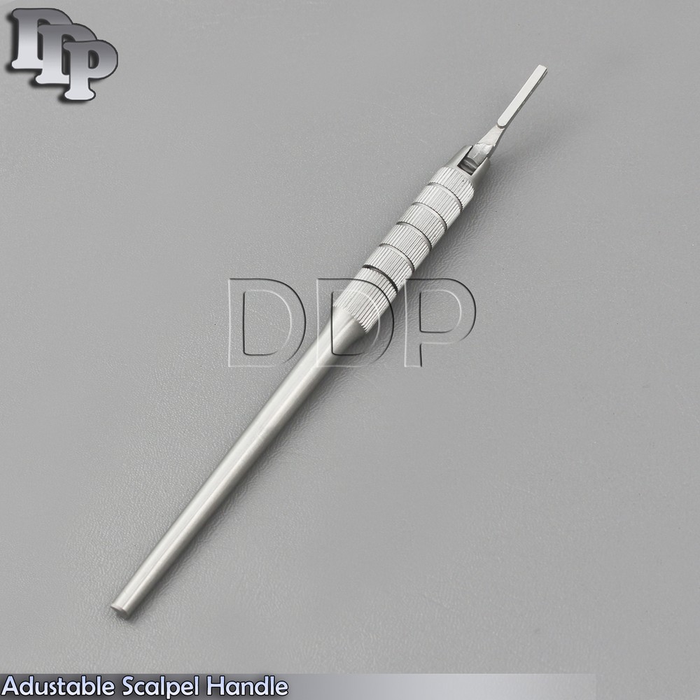 Adjustable Scalpel Handle Round Pattern Surgical Dental Instrument