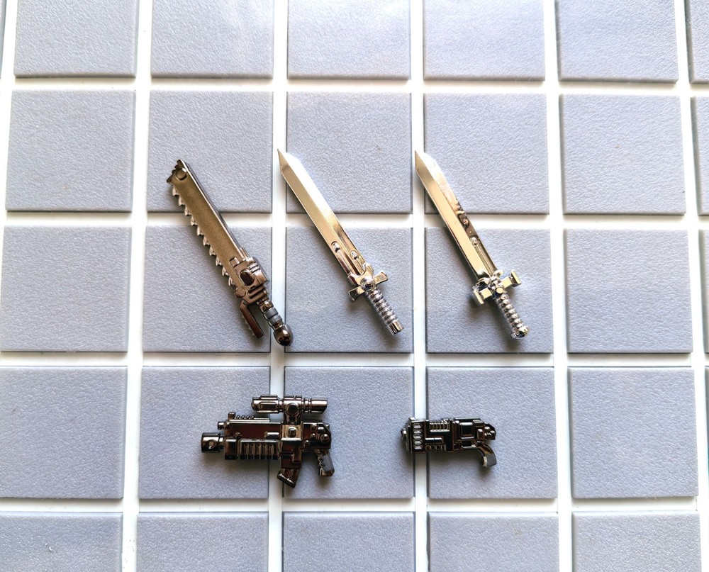 Mega Construx War Hammer Weapon Custom electroplated