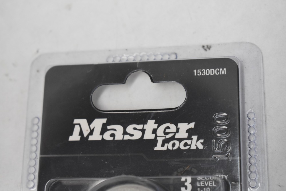 Master Lock Combination Padlock 1-7/8 Assorted 1530DCM Hardened Shackle Blue