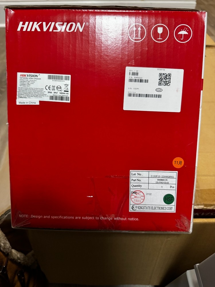 Hikvision Network Horn Speaker