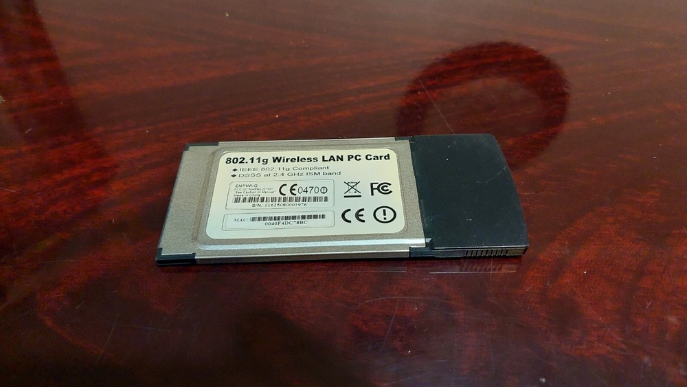 Encore 54 MBPS 802.11G Wireless LAN PC Card