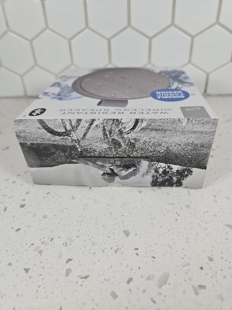 iLive Water Resistant Wireless Speaker Fabric Design ISBW8G Bluetooth