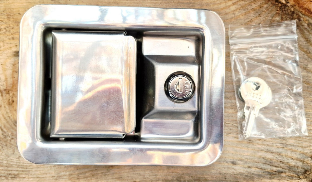 Ryadon PH-CFTAA-SS Locking Paddle Handle Stainless Steel For RV'S, Tool Boxes Et