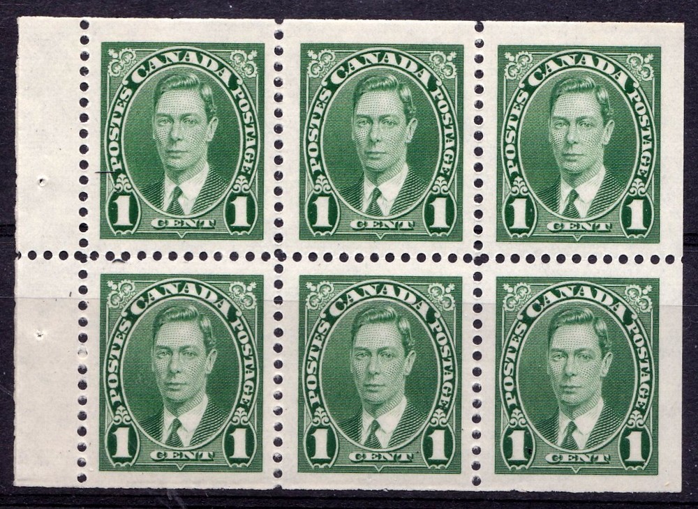 Canada     231b      MNH OG   Booklet Pane