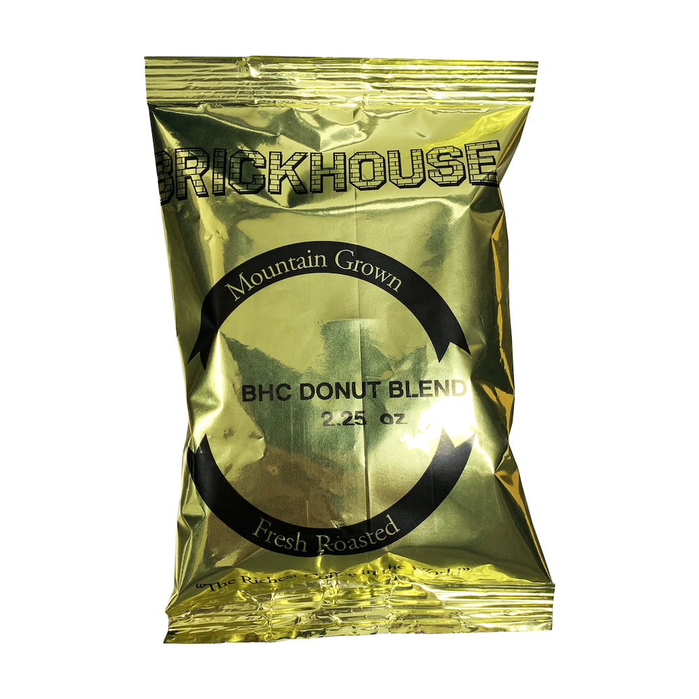 BRICKHOUSE Donut Blend Ground Coffee, 40 - 2.25 oz packets