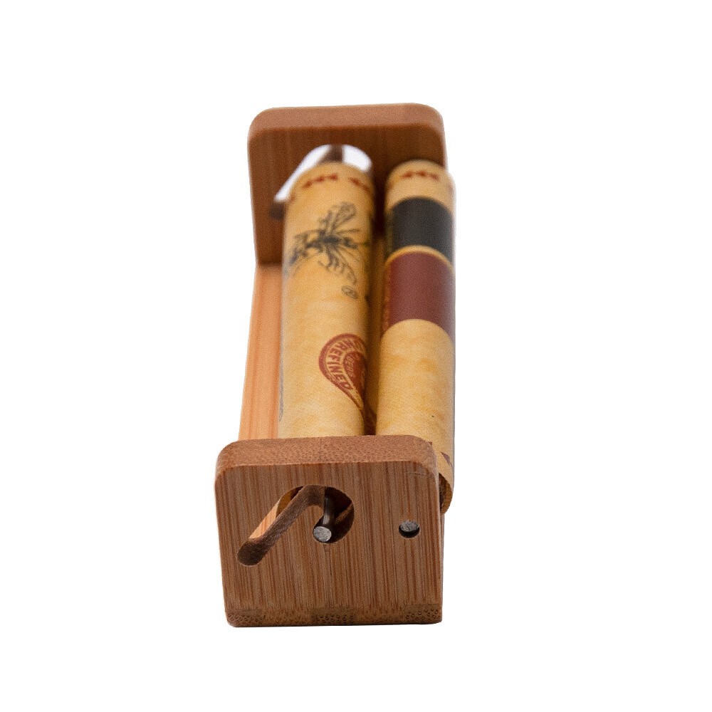 HORNET 1 1/4 Natural Bamboo Cones Roller Cigarette Rolling Machine Maker One Box